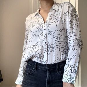 Bimba y Lola patterned button down